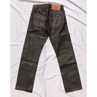 リーバイス　Levi's　505-03　コーティング32インチ　バイク革パン風