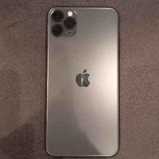 アイフォーン(iPhone)のiPhone11 promax　256GB SIMフリー　ミッドナイトグリーン(スマートフォン本体)