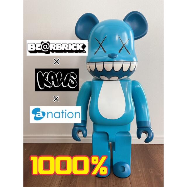 MEDICOM TOY - ベアブリック be@brick a-nation KAWS 1000%の通販 by