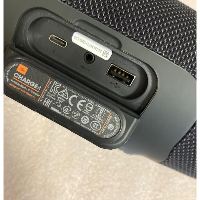JBL CHARGE4 Bluetoothスピーカー ブラックの通販 by k's shop｜ラクマ