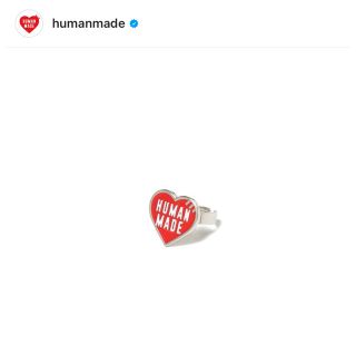 ヒューマンメイド(HUMAN MADE)のHUMAN MADE 2022SS HEART RING RED(リング(指輪))