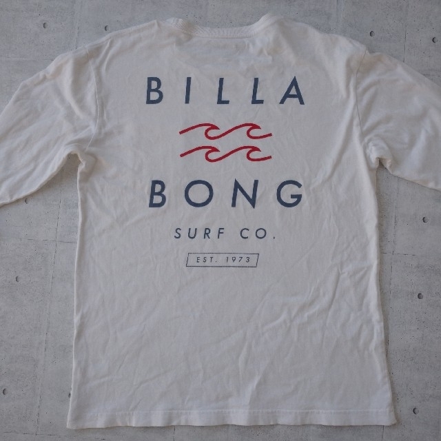 billabong(ビラボン)のBILLABONG ロンT L ホワイト メンズのトップス(Tシャツ/カットソー(七分/長袖))の商品写真