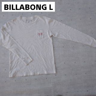 ビラボン(billabong)のBILLABONG ロンT L ホワイト(Tシャツ/カットソー(七分/長袖))