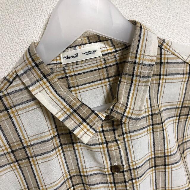 BLUCIELO チェックシャツ レディースのトップス(シャツ/ブラウス(長袖/七分))の商品写真