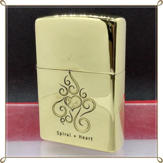 ZIPPO(ジッポー)の№1032 ZIPPO Spiral・Heart スパイラルハート 【C 02】 メンズのファッション小物(タバコグッズ)の商品写真