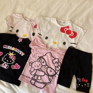 サンリオ(サンリオ)のハローキティ　90cm まとめ売り　Tシャツ　ズボン　女の子(Tシャツ/カットソー)