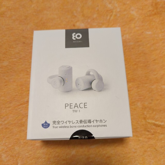BoCo PEACE TW-1 完全ワイヤレス 骨伝導イヤホン ブラック スマホ/家電/カメラのオーディオ機器(ヘッドフォン/イヤフォン)の商品写真