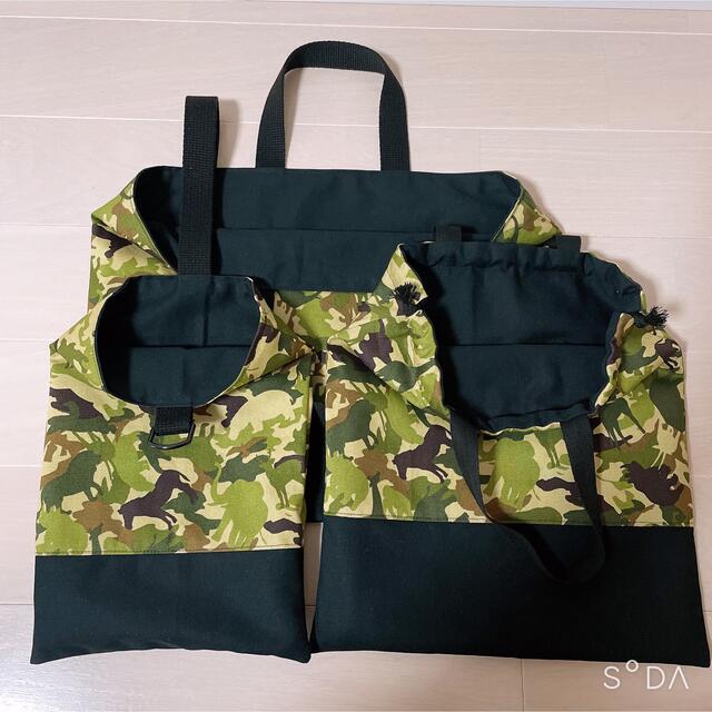 高品質】 ハンドメイド 大きめ シューズ袋 上靴入れ 巾着袋 迷彩 ienomat.com.br