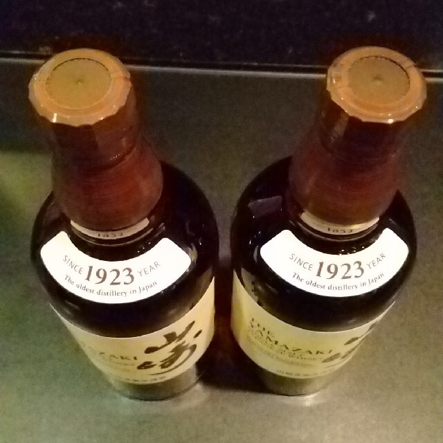 サントリー山崎ウイスキー ２本 食品/飲料/酒の酒(ウイスキー)の商品写真