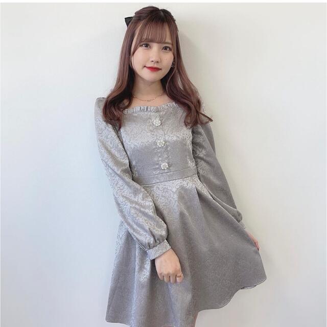 evelyn - evelyn ジャガードビジューOP の通販 by みみ's shop evelyn - evelyn ジャガードビジューOP の通販 by みみ's shop