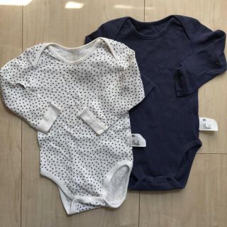 ユニクロ(UNIQLO)のユニクロ 長袖ロンパース　90(その他)