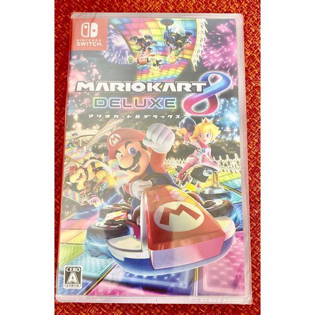 任天堂(ニンテンドウ)の送料無料　マリオカート8 デラックス Switch 新品未開封 エンタメ/ホビーのゲームソフト/ゲーム機本体(家庭用ゲームソフト)の商品写真