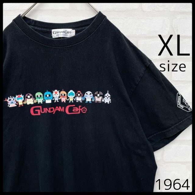 【入手困難】GUNDAM ガンダム ミニキャラ プリント Tシャツ 黒 XL
