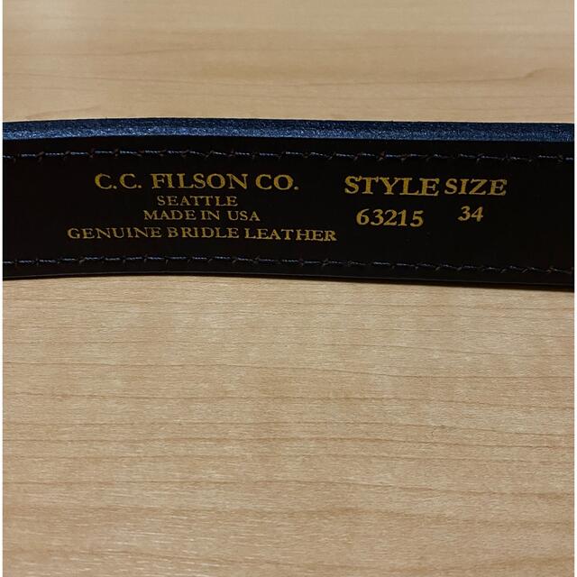 FILSON(フィルソン)のFilson Bridle Leather Double Belt メンズのファッション小物(ベルト)の商品写真