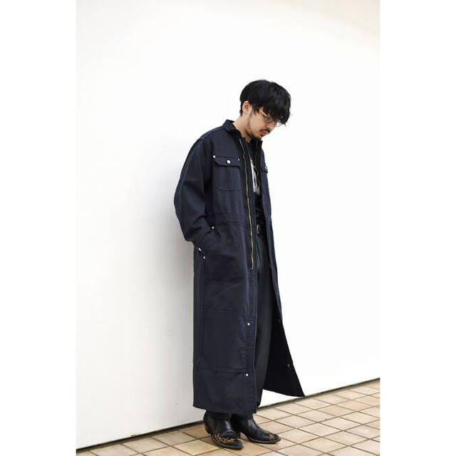 doublet 21SS SILK CHINO JUMPSUITS COAT