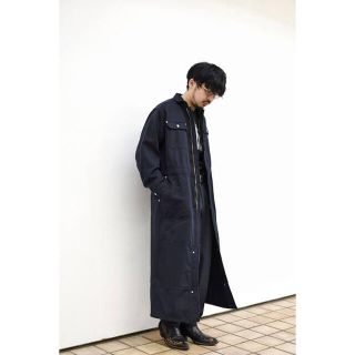 コモリ(COMOLI)のdoublet 21SS SILK CHINO JUMPSUITS COAT(ステンカラーコート)