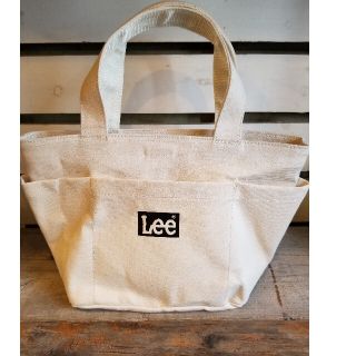 リー(Lee)のLee  3ポケットキャンバスミニトートバッグ(ロゴ部分ブラック)(トートバッグ)