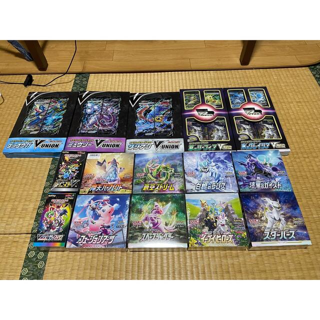 ポケモンカードBOXまとめ売り 新品未開封 シュリンク付き