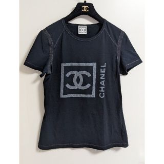 シャネル(CHANEL)の超美品　CHANEL　シャネル　Big ココマーク　ロゴ　Tシャツ　カットソー(Tシャツ(半袖/袖なし))