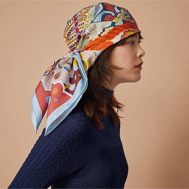カラー Hermes - Hermesエルメス カレ90 《DUO COSMIQUE》新品・未使用