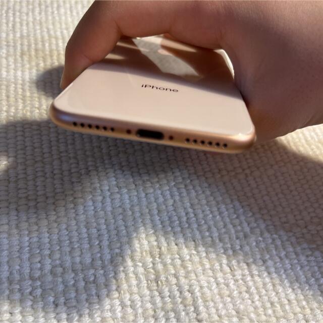 Apple(アップル)の超美品iPhone 8 ピンクゴールド64GB   SIMロック解除SIMフリー スマホ/家電/カメラのスマートフォン/携帯電話(スマートフォン本体)の商品写真