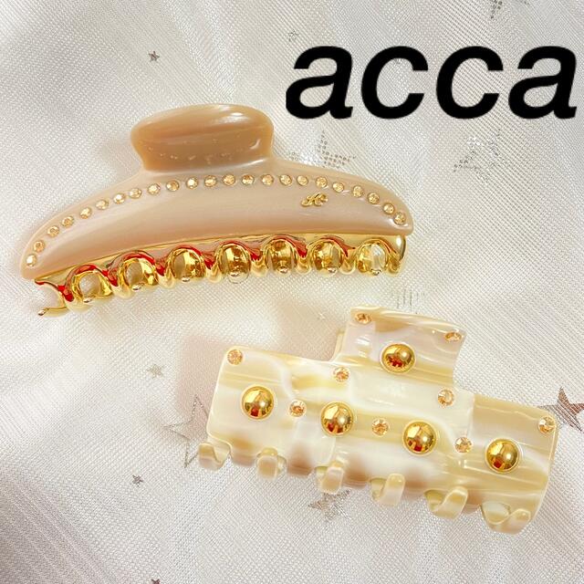 accaアッカヘアアクセ　Ｌサイズクリップ