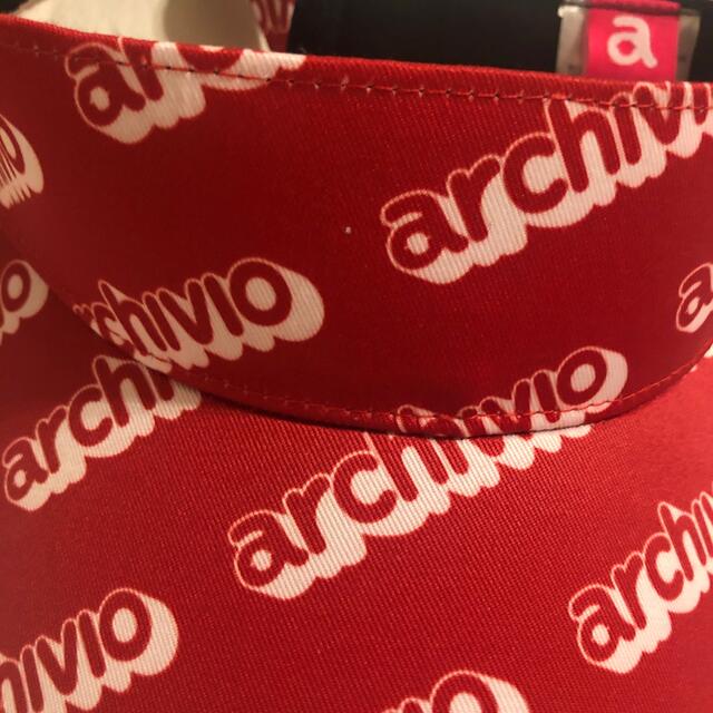 archivio(アルチビオ)の⭐︎あや⭐︎様専用　アルチビオ  新品　サンバイザー　訳有り スポーツ/アウトドアのゴルフ(ウエア)の商品写真