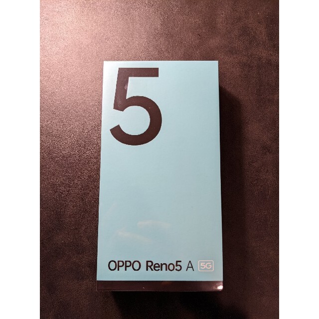 新品未開封　OPPO Reno5A 5g SIMフリー アイスブルー