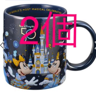 ディズニー(Disney)のWDW 50周年　マグカップ　2個セット(グラス/カップ)