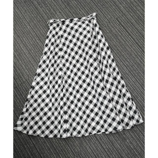 NATURAL BEAUTY BASIC(ナチュラルビューティーベーシック)の専用　ウォッシャブル　ギンガムチェックスカート レディースのスカート(ひざ丈スカート)の商品写真
