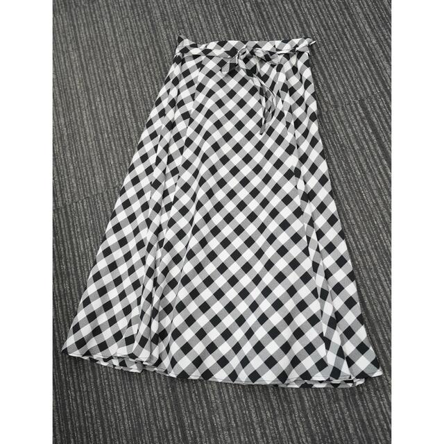 NATURAL BEAUTY BASIC(ナチュラルビューティーベーシック)の専用　ウォッシャブル　ギンガムチェックスカート レディースのスカート(ひざ丈スカート)の商品写真
