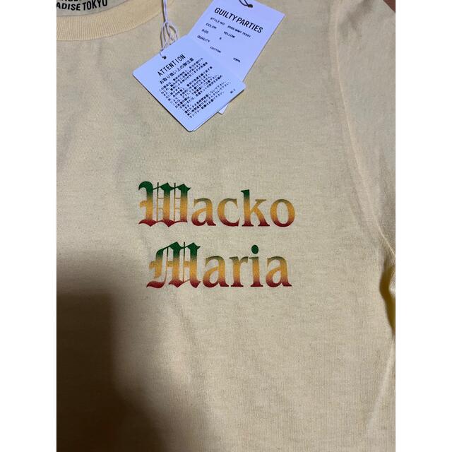 WACKO MARIA CREW NECK T-SHIRT 黄色 Sサイズ 新品希少S