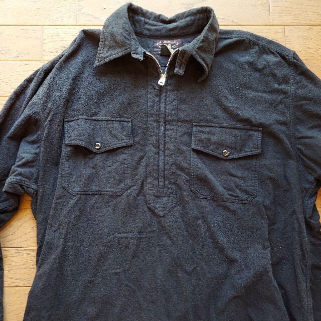 RRL - 90s 初期 三ツ星タグ RRL シャモアクロス プルオーバーシャツの
