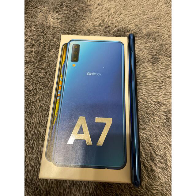 SAMSUNG Galaxy A7 ブルー SM-A750C SIMフリー