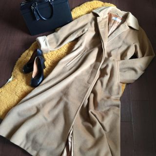 マックスマーラ(Max Mara)のMAX MARA 白タグ カシミア混 ロングコート マックスマーラ(ロングコート)