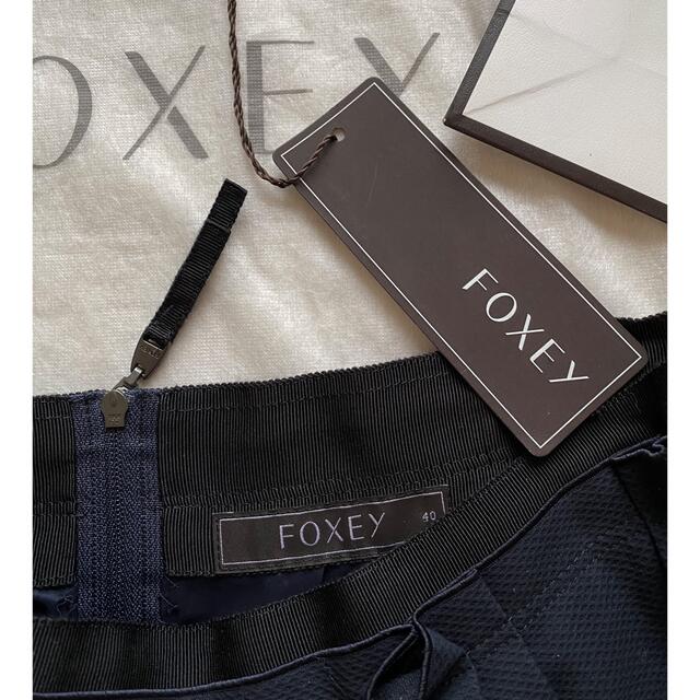 FOXEY(フォクシー)の紙タグあり✨FOXEYコットンピケスカート40 レディースのスカート(ひざ丈スカート)の商品写真