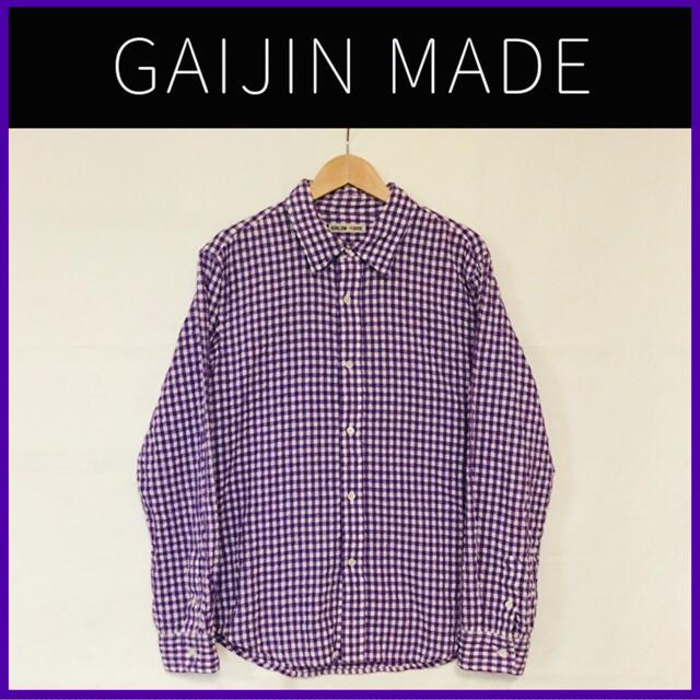 GAIJIN MADE(ガイジンメイド)のGAIJIN MADE ガイジンメイド 春物 長袖 チェックシャツ メンズ L メンズのトップス(シャツ)の商品写真