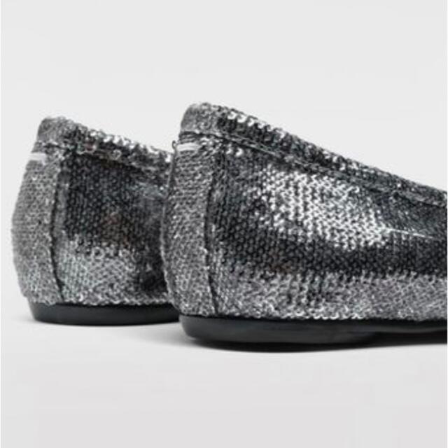 Maison Martin Margiela(マルタンマルジェラ)の新品Maison Margiela  スパンコール　タビ　バレエジュース　 レディースの靴/シューズ(バレエシューズ)の商品写真