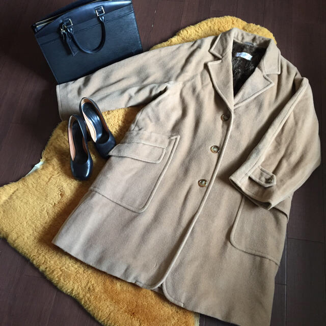MAX MARA 白タグ カシミア混 チェスターコート MAX MARA 白タグ カシミア混 チェスターコート