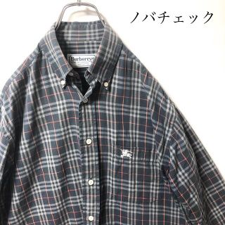 バーバリー(BURBERRY)の希少 Burberrys オールドバーバリー ホースマーク ノバチェック シャツ(シャツ)