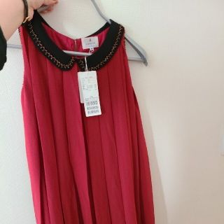 ワンピースランバン lanvin パリ 赤ワンピース sサイズ ドレス