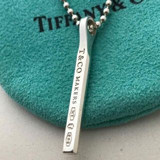 ティファニー(Tiffany & Co.)のTiffany メイカーズバー ロングチェーンネックレス(ネックレス)