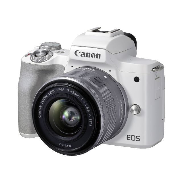 Canon - 【新品】Canon キヤノン EOS Kiss M2 レンズキット ホワイト