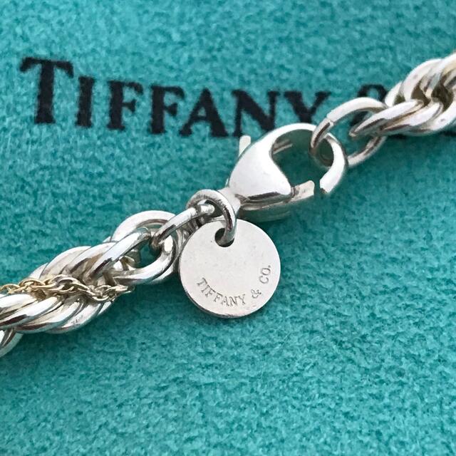 Tiffany スクリュー925 750チェーンブレスレット