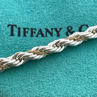 Tiffany スクリュー925 750チェーンブレスレット
