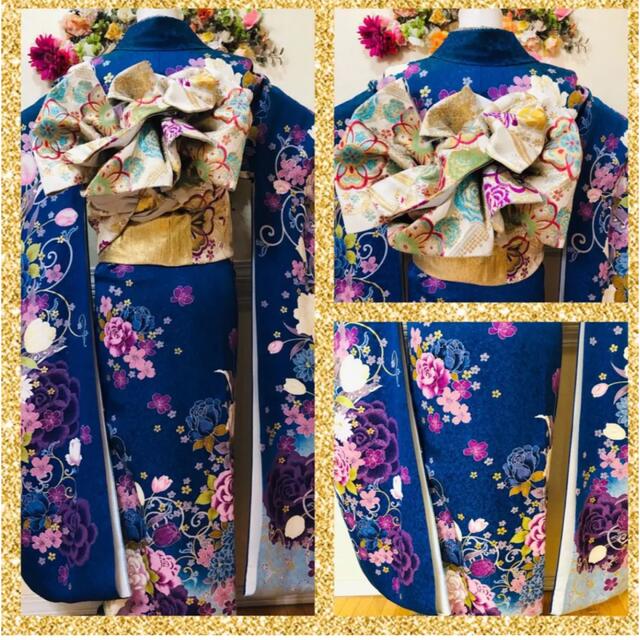 振袖フルセット‼️最高級正絹金彩煌びやか✨生地ラメキラキラ