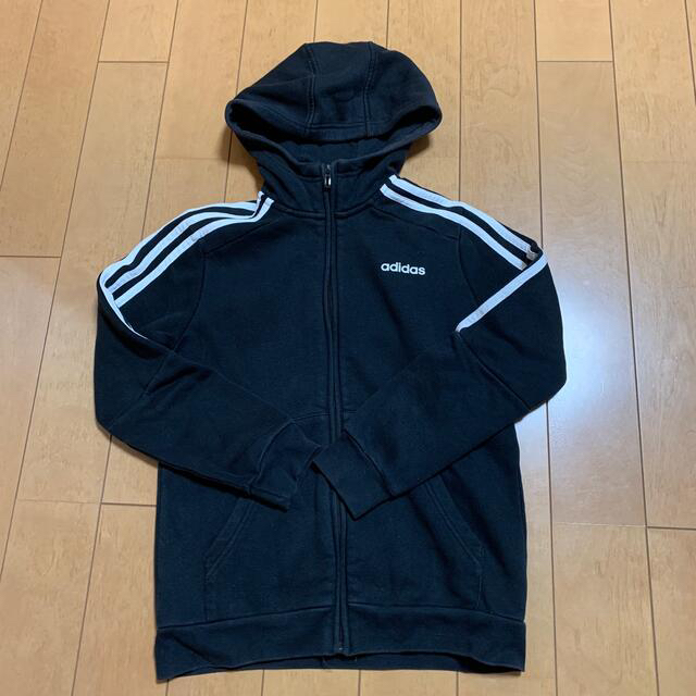 ADIDAS 3STRIPES ジップアップパーカー (サイズL)