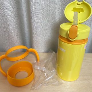 サーモス(THERMOS)の本日限定　サーモス　ストローマグ　イエロー(水筒)