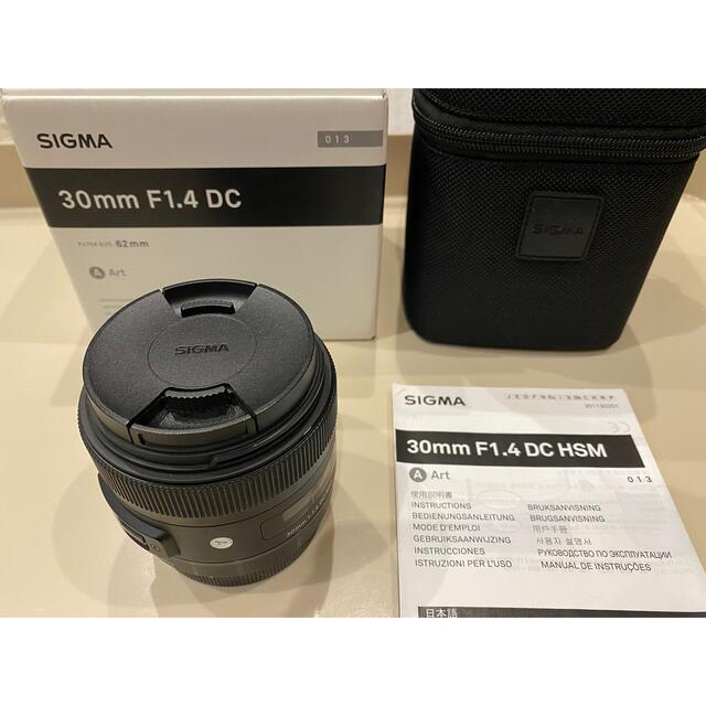 美品》SIGMA A 30mm F1.4 DC HSM (キヤノンEF用)-