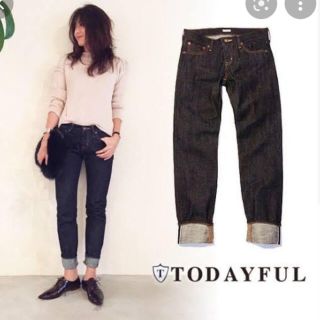 トゥデイフル(TODAYFUL)のお値下げ❣️todayful ナタリーデニム　23インチ(デニム/ジーンズ)